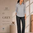 شومیز بیسیک Gray طوسی M161