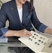 کت و شلوار زنانه دیپلمات سرمه ای | Blu Notte  کد M164، مامیتوم کت و شلوار زنانه