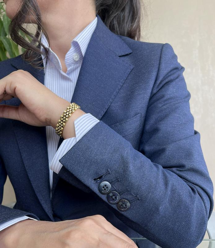 Navy Melange | کت و شلوار زنانه کد M148