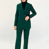کت و شلوار کرپ باربی میلانو سبز، عکس کت و شلوار کرپ اعلا