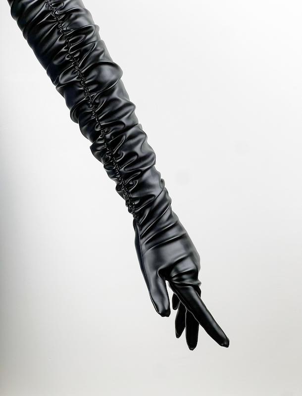 دستكش پليسه چرم 