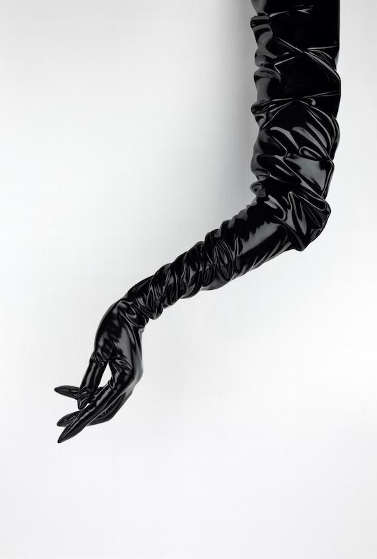 دستكش ورني خيلي بلند 