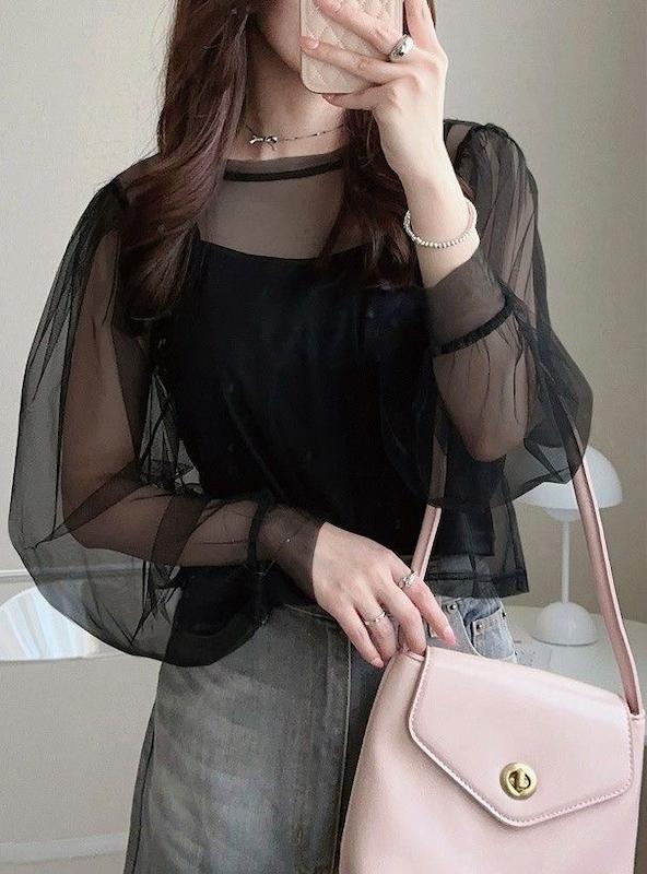 شومیز توری ساده 