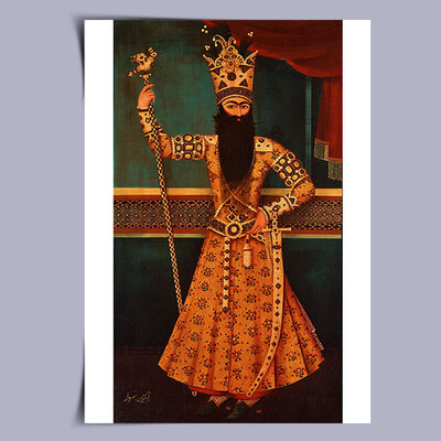 پوستر قاجاری شماره ۱۶