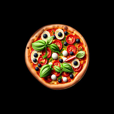 پک زیورآلات طرح پیتزا شماره 1(جنس مولتی استایل و گلاسه چسبی)