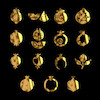 میکس بیس زیورآلات یلدا  (15 جفت متفاوت)