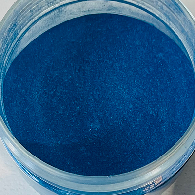 رنگ پودری صدفی آبی - blue