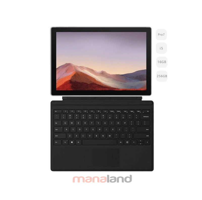 تبلت مایکروسافت سرفیس پرو 7 (استوک) کیبورد دار | 256GB SSD | 16GB RAM | Core i5 | Microsoft Surface Pro 7 |