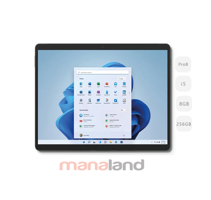 تبلت مایکروسافت سرفیس پرو 8  (اکبند)  256GB SSD | 8GB RAM | Core i5 | Microsoft Surface Pro 8 |