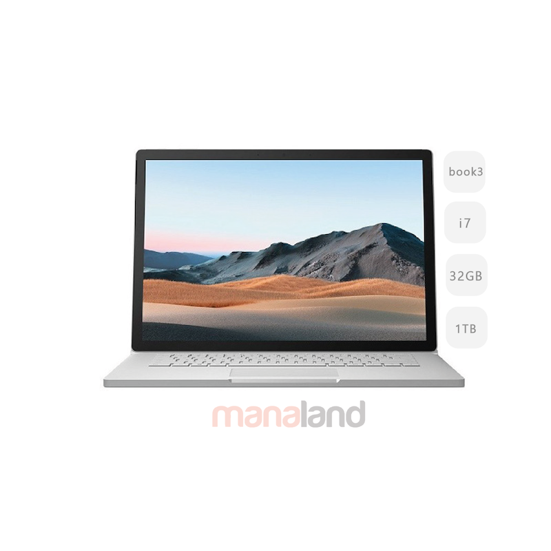  مایکروسافت سرفیس بوک 3 (استوک) 6GB RTX3000 | 1TB SSD | 32GB RAM | i7 | Microsoft Surface book 3 |