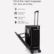 چمدان چرخ‌دار ضدآب مسافرتی بنج Bange QL700 Bange QL700 Medium Travel Suitcase Fabric Haki with 4 Wheels Height 57cm