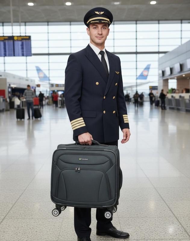 چمدان خلبانی پرزیدنت فول هشت چرخ