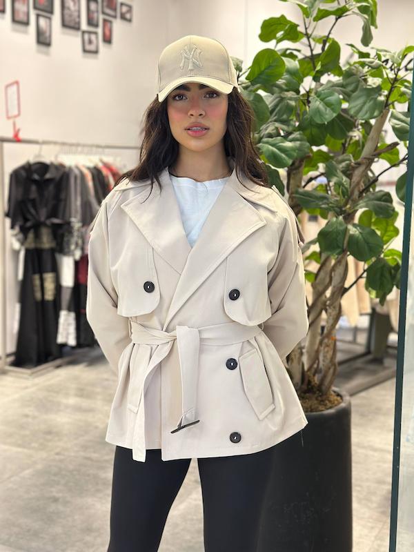 ترنچ کت سه یقه