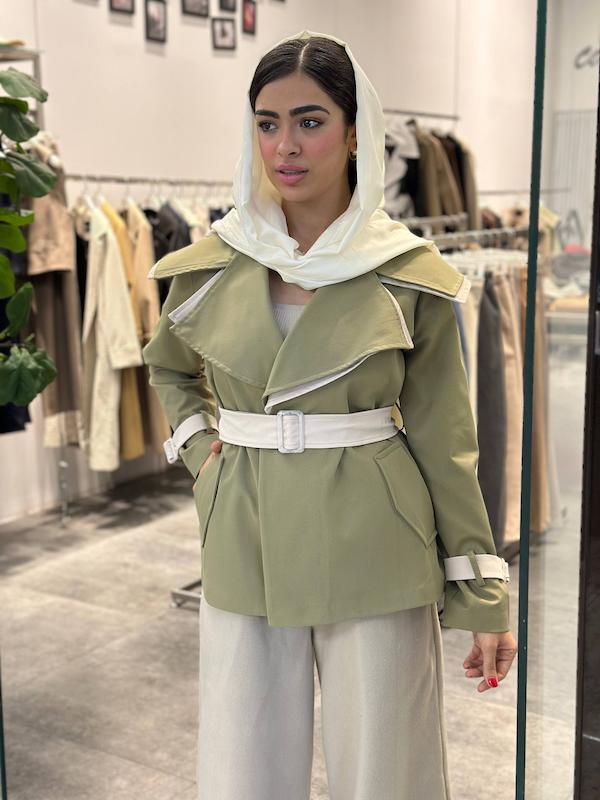 ترنچ کت یقه ملوانی