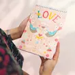 دفتر رنگ آمیزی بزرگسال طرح قلب قلبی