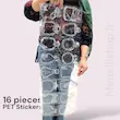 استیکر شفاف بطری