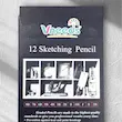 پک 12 عددی مداد طراحی VNEEDS