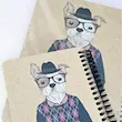 دفتر یادداشت جلد سخت سری cool animal