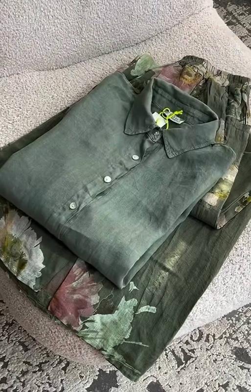 ست شومیز شلوار آبرنگی 
