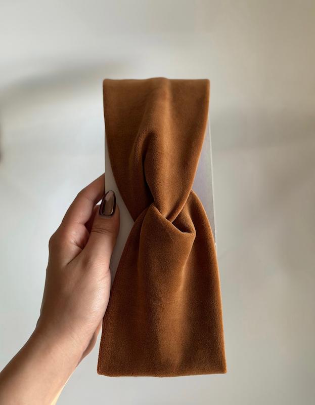 هدبند گره ای مخملی