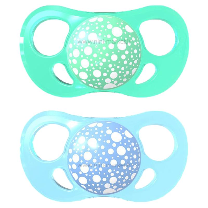 پستانک ارتودنسی 0-6 ماه تویست شیک Twistshake طرح دریا بسته دو عددی