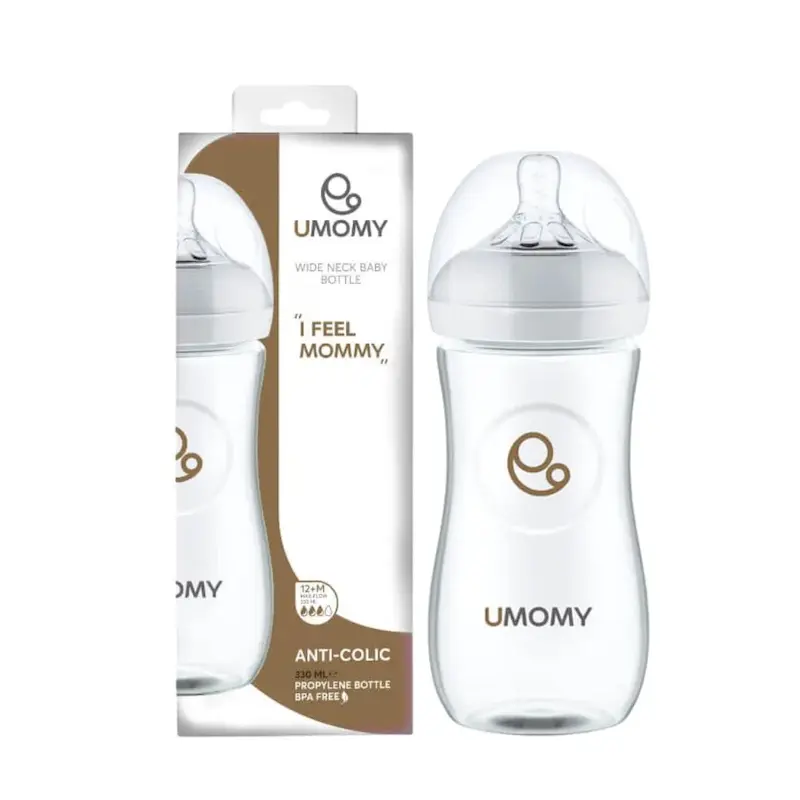 شیشه شیر یومامی دهانه عریض 260 میلی‌لیتر