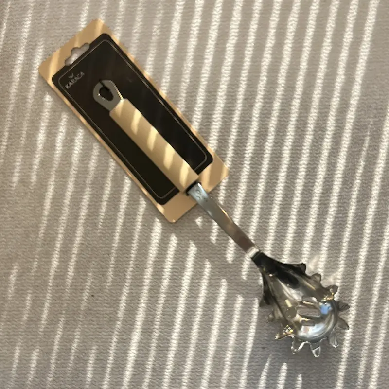 کفگیر ماکارونی استیل کاراجا(karaca)