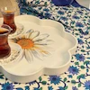 سینی طرح  گل داوودی قطر 28 و36 از برند Zucci 