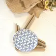 نعلبکی گرد طرح مثلث آبی قطر12 از برند H.O.G.A