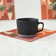 نیم لیوان شیاردار سرامیکی 