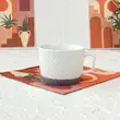 نیم لیوان شیاردار سرامیکی 