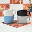 نیم لیوان شیاردار سرامیکی 