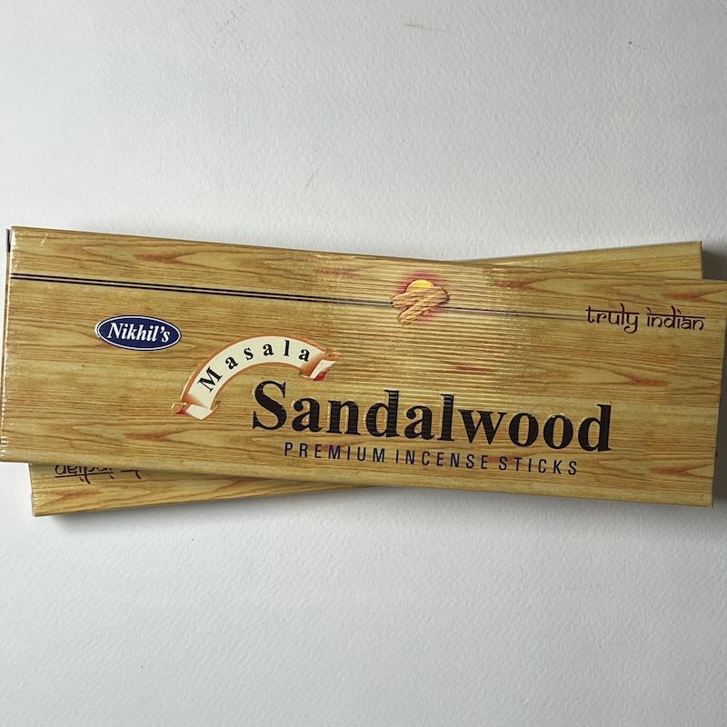 عود صندل وود ( چوب صندل ) نیخیل ۵۰ گرمی ( Nikhil Sandalwood Incense 50 gr )