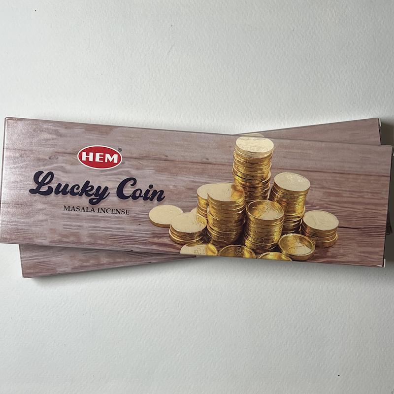 عود دستساز سکه شانس ( لاکی کوین ) هم ۵۰ گرمی ( Hem Lucky Coin Incense 50 gr )