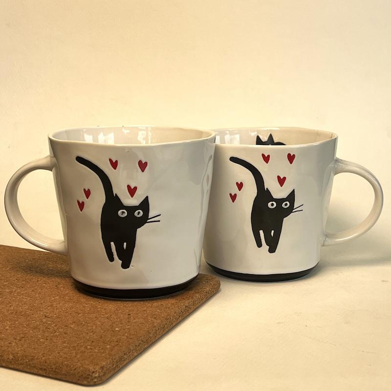 ماگ سرامیکی طرح گربه 10058