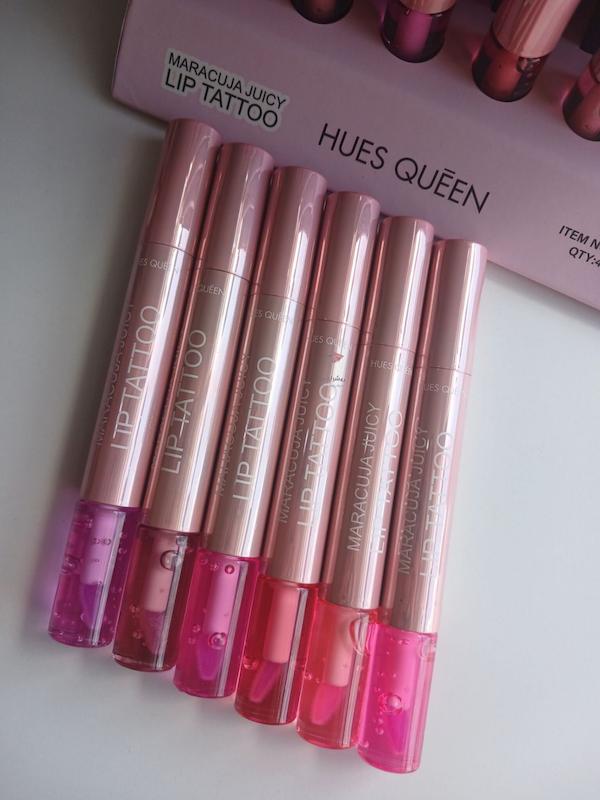 شیدینگ و برق لب دوطرفه HUES QUEEN