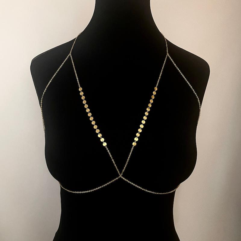 زنجیر سوتینی وسط پولکی