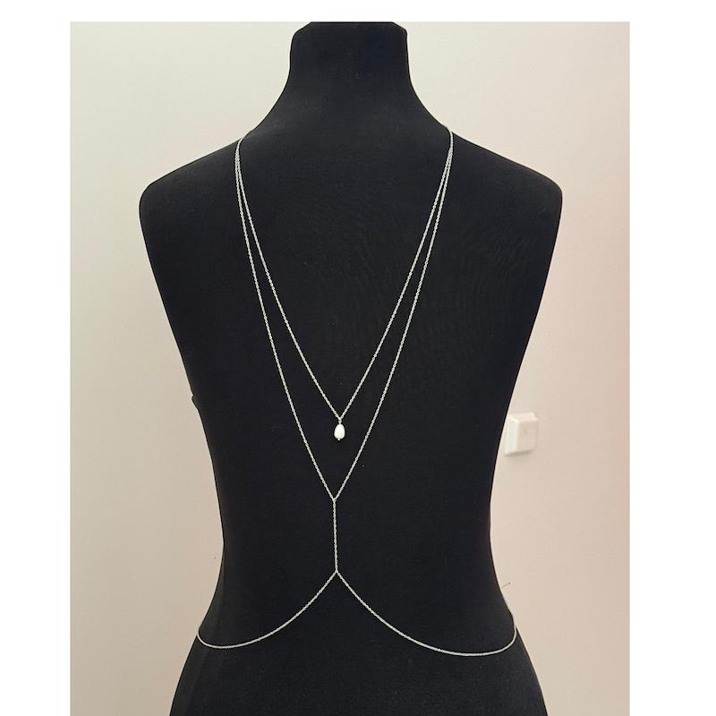 زنجیربدن کمر اویز مروارید