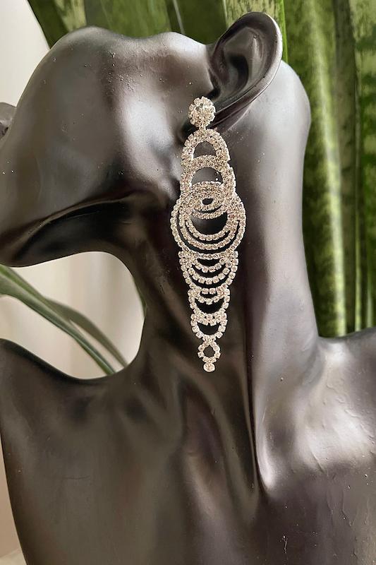 گوشواره تمام نگین