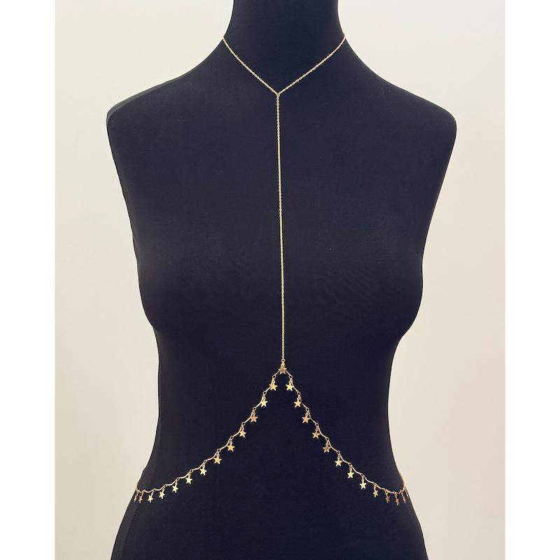 زنجیربدن اویز ستاره ای