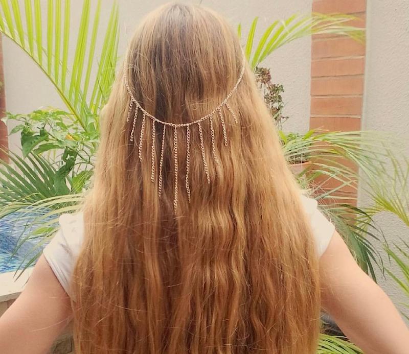 زنجیر سر ساده ریش ریش