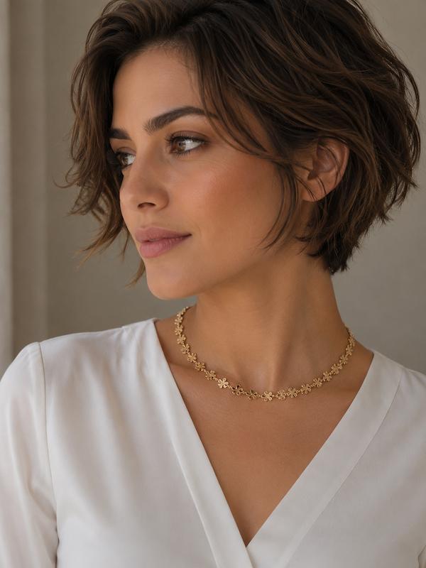 گردنبند گل گلی