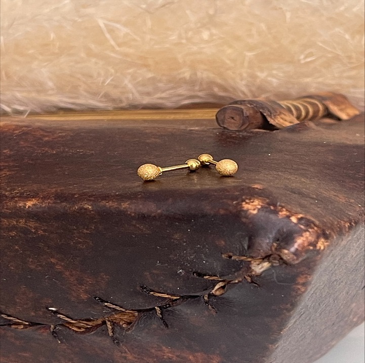 پیرسینگ گوش گلوله ای ریز (یک عدد)