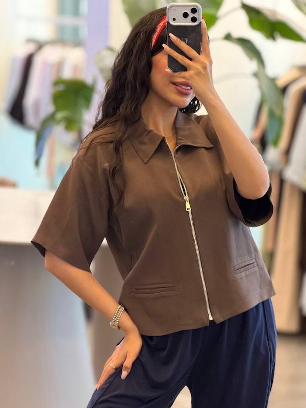 شومیز زیپی