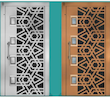 درب لولایی استیل آسانسور طرح KF40