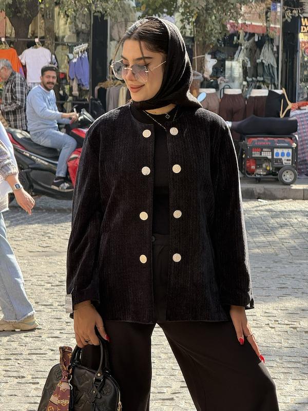 کت مخمل استردار 16673