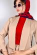 کت شلوار یقه کتابی 18358