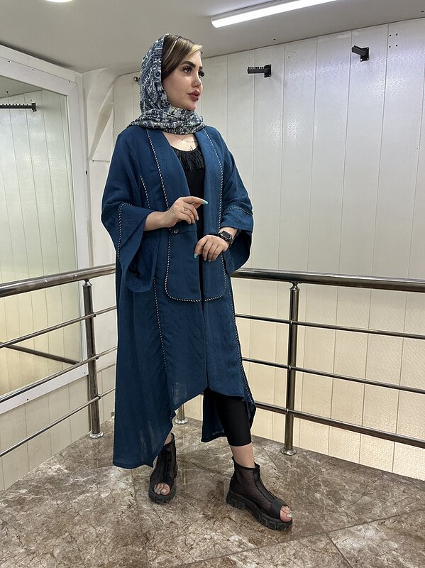 مانتو مزونی بلند مدل سنتنیال کد7203