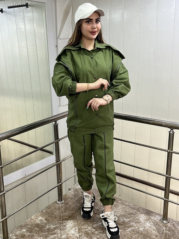 ست مانتوشلوار مدل آیماه کد 7214