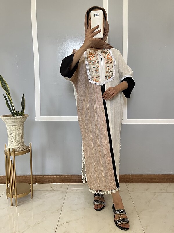 مانتو لینن مدل شایلی کد 7392
